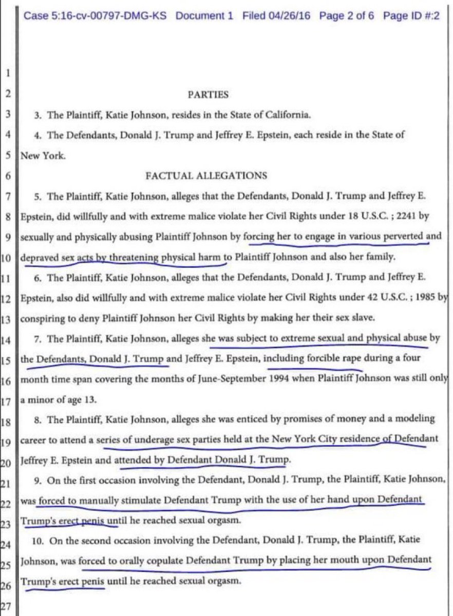 aintscarylarry's tweet photo. Re: Handwritten FBI notes. We already knew that trump raped at least one 13 year old girl. She tried to come forward in 2016 but backed off due to death threats. There’s no telling how many victims there are, but one thing’s for sure: Donald trump is a child-raping pedophile. https://t.co/n7rAaB4PgM