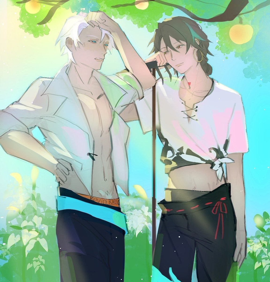 wratable's tweet photo. summer #kevinsu for @Komaru3000 's birthday🩷🎂 https://t.co/6zp7jNsbVU