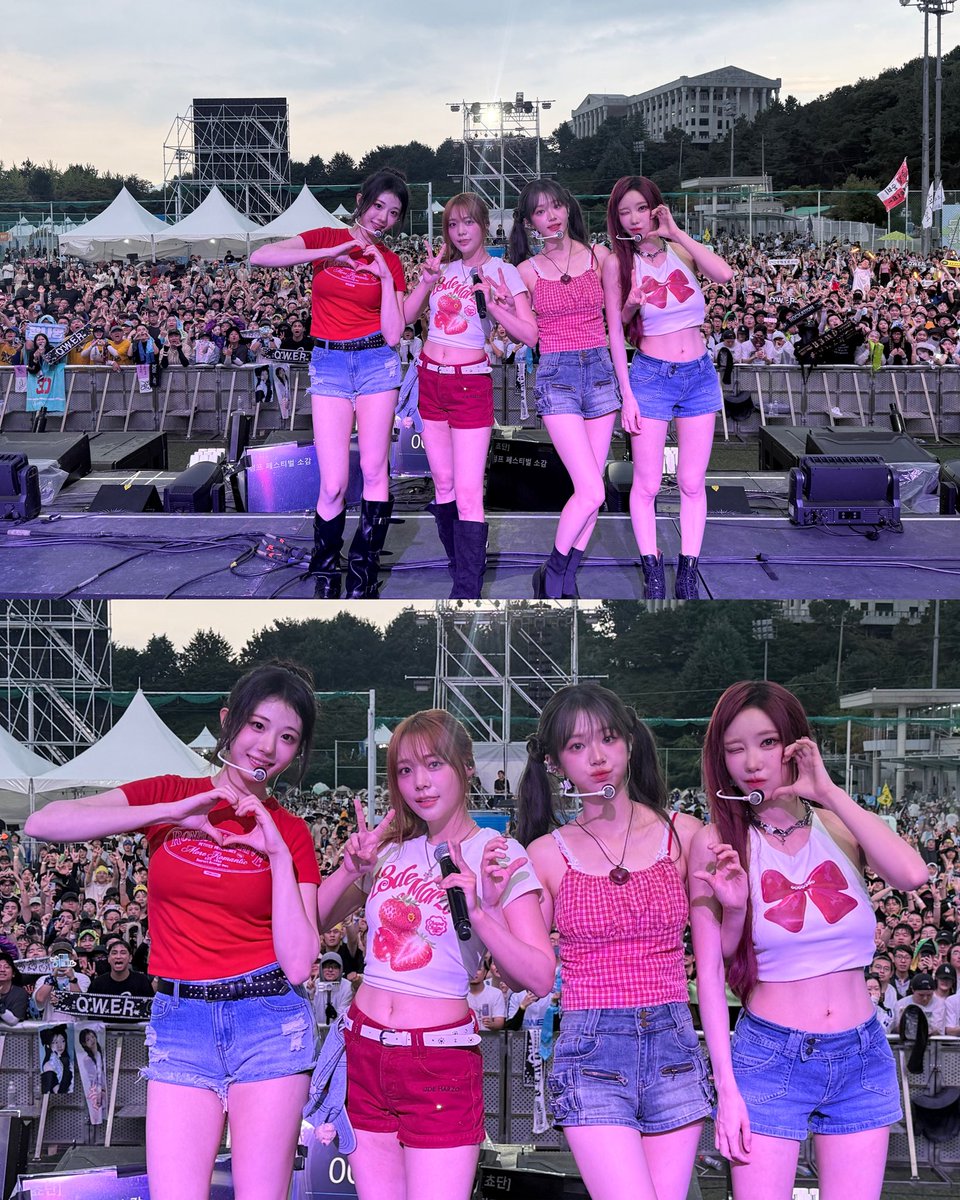 official_QWER's tweet photo. 전주 얼티밋뮤직페스티벌 JUMF 완료 📸
누구보다 신나게 함께해 주신 바위게들 덕분에 더욱 즐거웠어요! 💙

#QWER #JUMF #전주얼티밋뮤직페스티벌 https://t.co/sExrYCKV47
