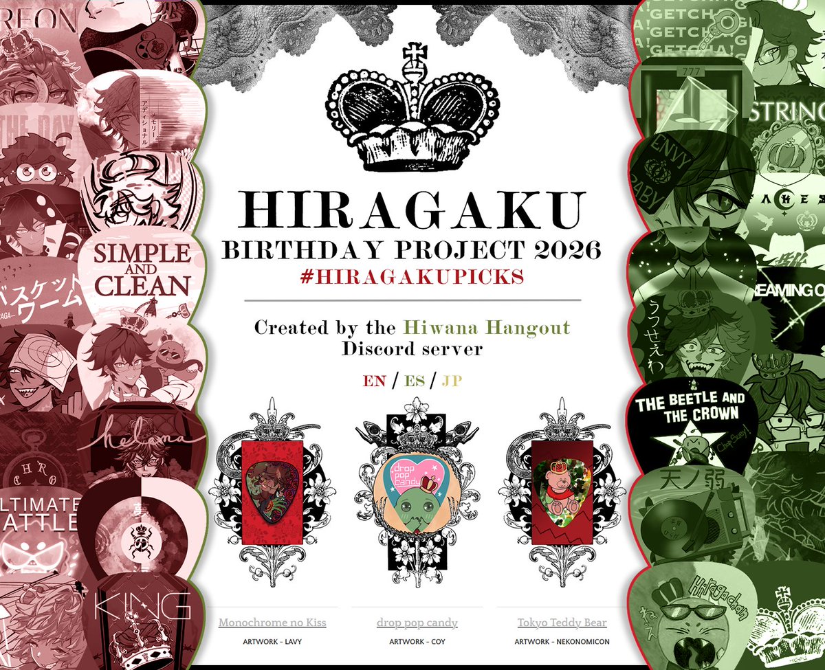 LaceLavy's tweet photo. INTRODUCING THE COMMUNITY BIRTHDAY PROJECT FOR THIS YEARS #BIRTHDAYRAGA2026 🦎♪ ˖ ⊹ ♬

.⁎✩ #HIRAGAKUPICKS ₊˚✩
˖ ⊹ ♬ https://t.co/d7XJNq8uHj ✦

These are designed to be given out as freebies, or thrown during a stage performance! We hope you enjoy! ｡(=•ω•) https://t.co/cF2QGdChYE
