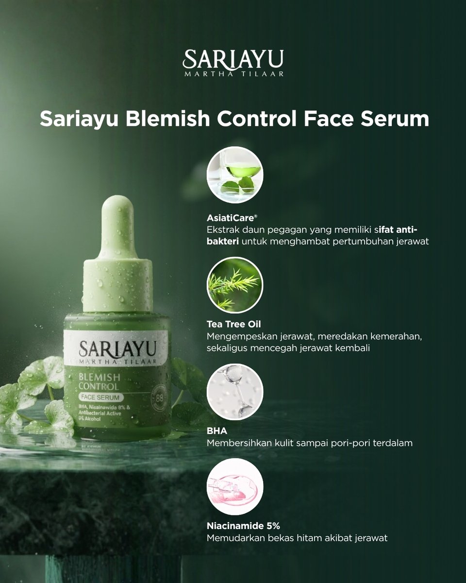 Sariayu_MT's tweet photo. Sebelum pakai Sariayu Acne Care Series, coba cek dulu ingredientsnya yuk! Spill di kolom komentar produk mana aja yang bisa jadi solusi buat masalah kulit kamu ya😉

#Sariayu #SariayuAcneCare #SariayuAcne #AcneFighter #CleanBeauty https://t.co/tTbNd8ZFZA