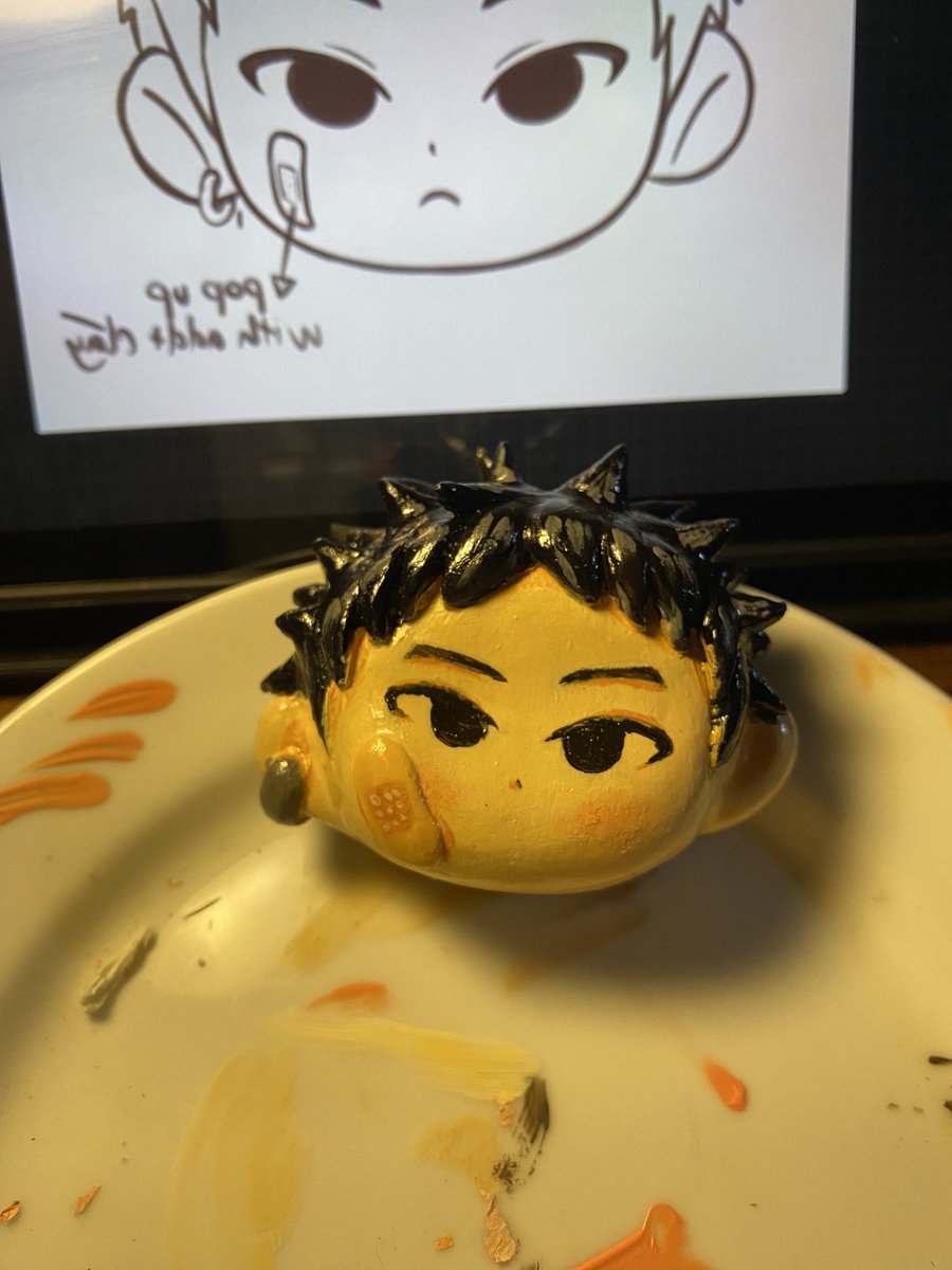 mrsyufanist's tweet photo. final result ⭐️🩷

THIS TURNED OUT SO CUTE 😭🩷
walaupun banyak bgt imperfections dan beda jauh dari initial design.. terlalu gepeng.. hiks 🥲

DAN SUSAH BGT TERNYATA PAINTING ON CLAY FFS 💔💔

not quite satisfied jadi habis ini mau coba lagii 😋🩷 SOALNYA SERU BGT ! https://t.co/etcq7ry5e6