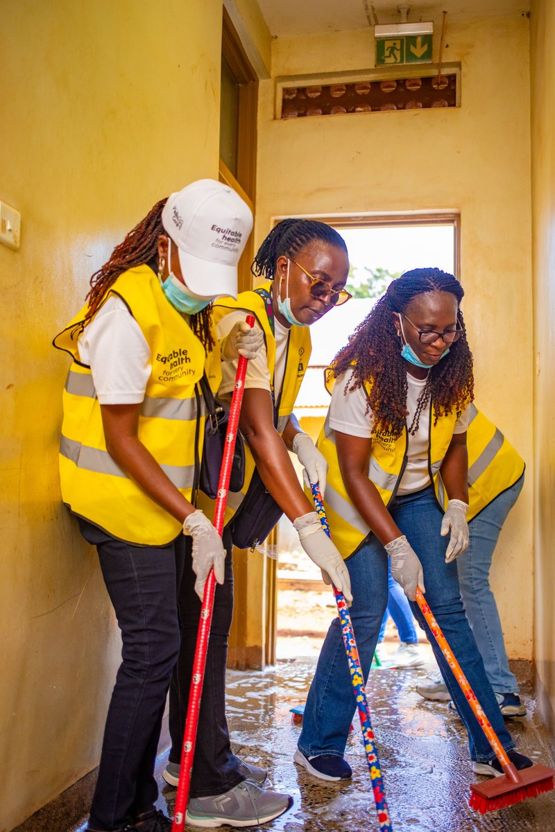 mtnug's tweet photo. Women showing up for women 💛
Led by Dorcas Muhwezi, GM Customer Experience, the MTN Women team spent the day refreshing the maternity ward at Kiyunga Health Centre, creating a cleaner, brighter space for mothers and their little ones.
Because every mother deserves care, comfort, and dignity.
#21DaysOfYelloCare #DoingForTomorrowToday
@mtnmomoug @mtnfoundationug @MTNGroup