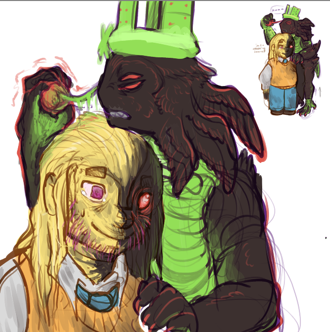 Skaetborb's tweet photo. 1xdoe2 art dump of doom https://t.co/w2Mm11jBtz