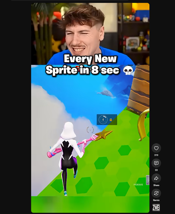 MoralzzX's tweet photo. Introducing the newest scam:
Hiding fake rewards behind an In-Island Transaction.

This creator decided to post MANY videos of how to unlock every Fortnite Sprite in their map, only for it not only being clickbait, but they also put one of the steps to achieve this fake reward behind an Island Transaction.

Tricking players into thinking they can unlock sprites while spending V-Bucks in the process to skip timer and unlock one of the steps.

When loading into the map you could also hear people in VC watching the video seeing if its real. 
@FNCreate