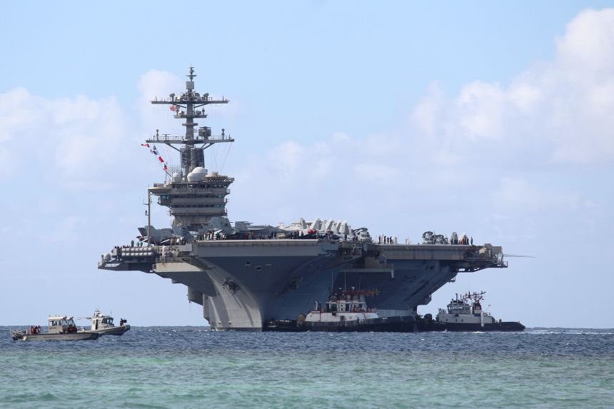 Megatron_ron's tweet photo. NEW: 🇺🇸 Wife of a sailor who jumped off the USS Lincoln says she was not contacted for 4 days after the incident, per MS now

"It was handled very poorly because they didn’t inform me and they didn’t want me to know, and they’re just trying to cover this up."￼ https://t.co/U7aYH9kJQR