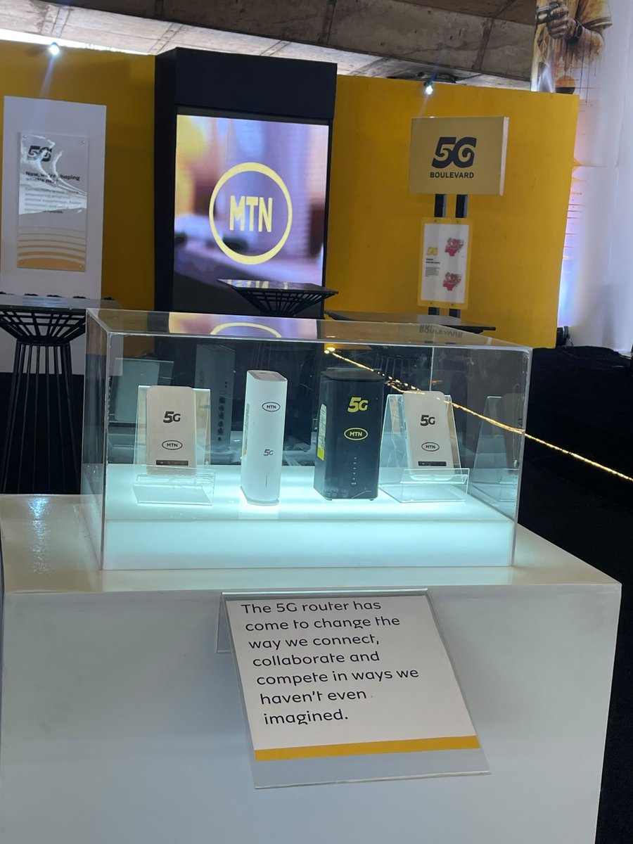 OBarthC's tweet photo. MTN has evolved over the years, the network service through Wi-Fi and Mi-Fi have been one of the greatest possibilities!
If you branch at the MTN Head Office at Falomo between now and Sunday, you will see the 25 years journey in display.
#25YearsofYello https://t.co/2jXP9iJA9b