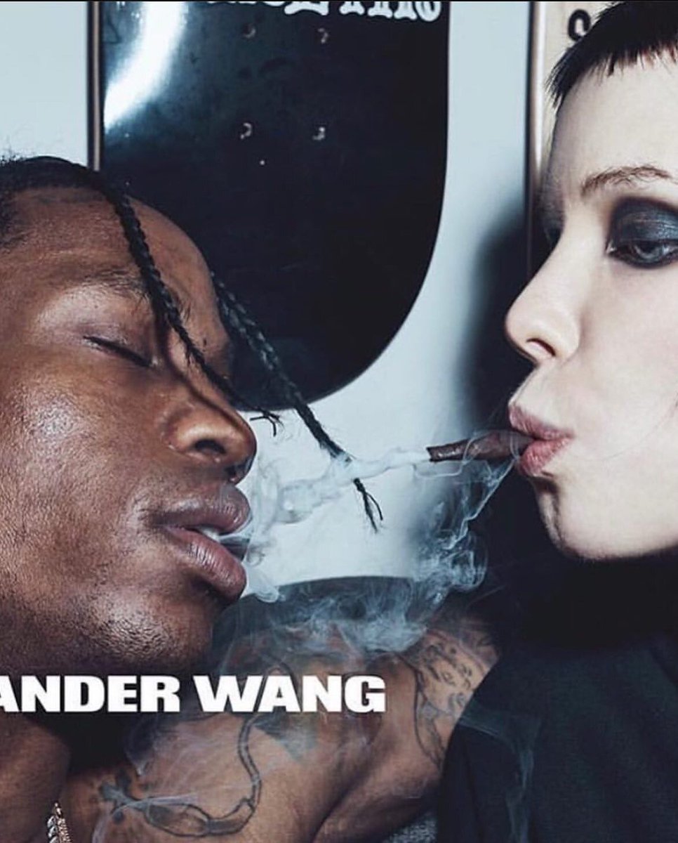 rogue's tweet photo. Travis Scott and Alice Glass serving unfiltered 2016 streetwear energy for this iconic Alexander Wang fashion campaign https://t.co/0jaHjl5AXz