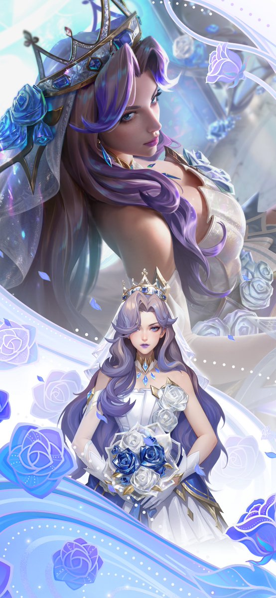 JumaraloHexCore's tweet photo. Crystal Rose 2026 HD Promo Arts - League of Legends: Wild Rift CN https://t.co/VixriiVqa2