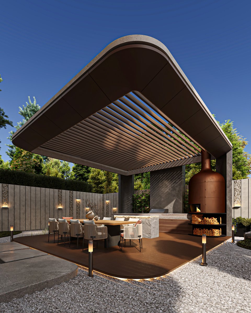 maroon_arch's tweet photo. A contemporary villa where sculptural architecture meets warm natural materials and lush outdoor spaces.

Designed as a seamless connection between indoor and outdoor living, creating a refined, timeless retreat.

HSA VILLA🏡 |📍RIYADH, KSA https://t.co/T3CM82RBFq