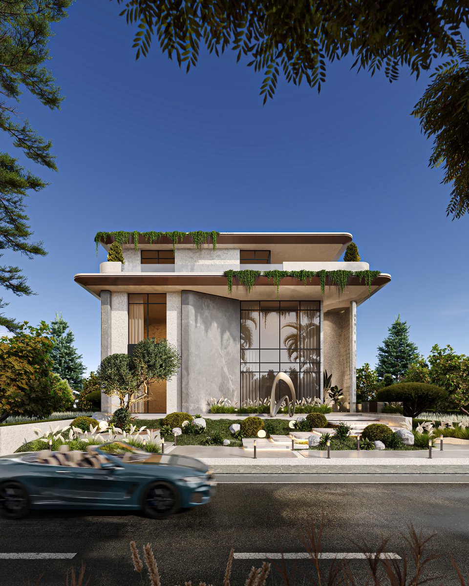 maroon_arch's tweet photo. A contemporary villa where sculptural architecture meets warm natural materials and lush outdoor spaces.

Designed as a seamless connection between indoor and outdoor living, creating a refined, timeless retreat.

HSA VILLA🏡 |📍RIYADH, KSA https://t.co/T3CM82RBFq