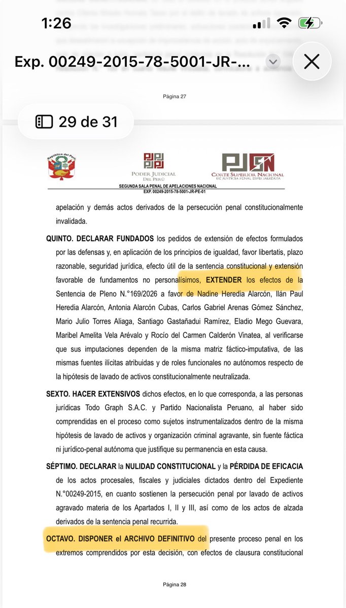 Ollanta_HumalaT's tweet photo. Se cierra hoy un capítulo nefasto de acoso judicial en el #Perú 
El fallo del @TC_Peru confirmó lo que siempre defendimos con la frente en alto: nos persiguieron y nos encarcelaron de forma abusiva por supuestos aportes de campaña que NUNCA fueron delito. Destruyeron nuestra tranquilidad, nuestro derecho a la salud y buen nombre, el patrimonio de nuestros hijos y la vida de valiosas personas que sufrieron este mismo ensañamiento. 
Un sistema de justicia que destruye así a sus propios ciudadanos no busca la verdad sino el escarnio. El Perú necesita urgentemente un sistema independiente de los poderes fácticos, respetuoso del principio de legalidad, que sancione el abuso de las prisiones preventivas y garantice el plazo razonable y la presunción de inocencia. Una reforma profunda para despolitizar la justicia y asegurar que las fiscalías dejen de ser armas de linchamiento, para que nunca más una familia peruana vuelva a padecer este calvario.