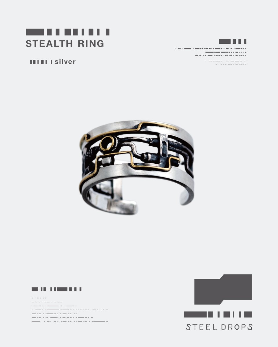 指輪・リング STEEL DROPS STEALTH RING STEEL DROPS on X: