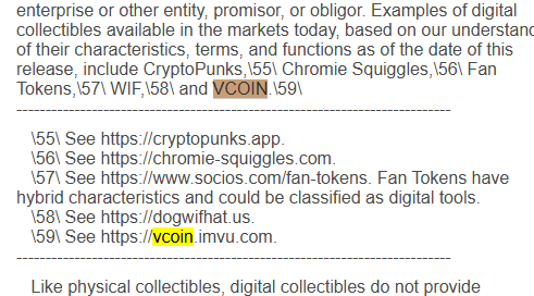 SolEmperror's tweet photo. IN THE LATEST CFTC DOCUMENT THEY TALK ABOUT AN EXAMPLE MEMECOIN CALLED VCOIN
https://t.co/IILpJf074x https://t.co/wSJ4MoPkr5