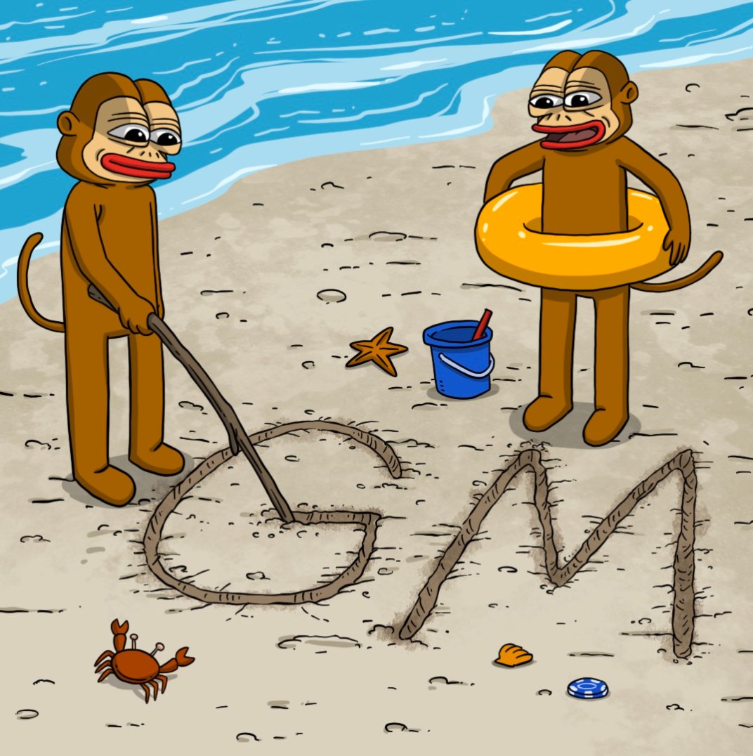 ponkehq's tweet photo. GM 🌊 https://t.co/X6wzD8nK2m