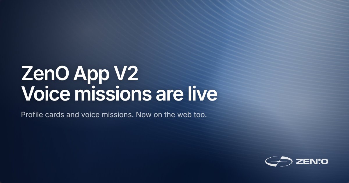 ZenO4AI's tweet photo. ZenO App V2 for iPhone is officially live.

This update introduces Profile Cards and a new Voice Mission feature. Voice Missions are also available directly through https://t.co/ZDYnGbjUrO, so you can participate from both the app and the web.

With V2, ZenO is evolving beyond simple video capture into an app that can generate robot-learning-ready data at the moment of recording.

ZenO uses ARKit on iPhone and will use ARCore on the upcoming Android app to capture camera motion and spatial information, including 6DoF trajectories, alongside video. On LiDAR-supported devices, ZenO can also capture absolute distance and depth information without requiring separate post-processing.

Instead of recording ordinary video first and converting it later, ZenO is designed to create data that is immediately more useful for Physical AI and robotics training.

ZenO for Android is coming soon.
👉https://t.co/zb0GUAHYaA