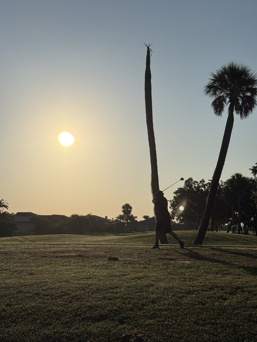sam1gal's tweet photo. Golf morning with ENA~ https://t.co/iMSlOb4kPh
