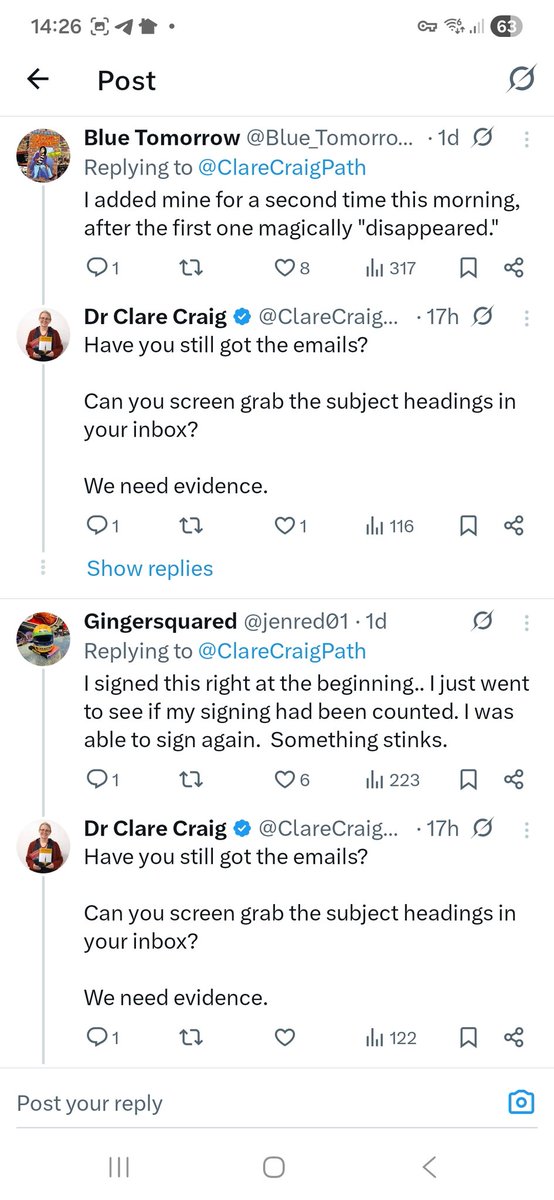 upforthefight1's tweet photo. ‼️FOLIC ACID PETITION IS LOOKING INCREASINGLY LIKELY TO BE RIGGED 👇👇👇👇😵😵 

SIGNATURES NOT COUNTING. PEOPLE HAVING TO SIGN AGAIN. CONFIRMATION EMAILS NOT SENT. https://t.co/YwUGlbpUb4