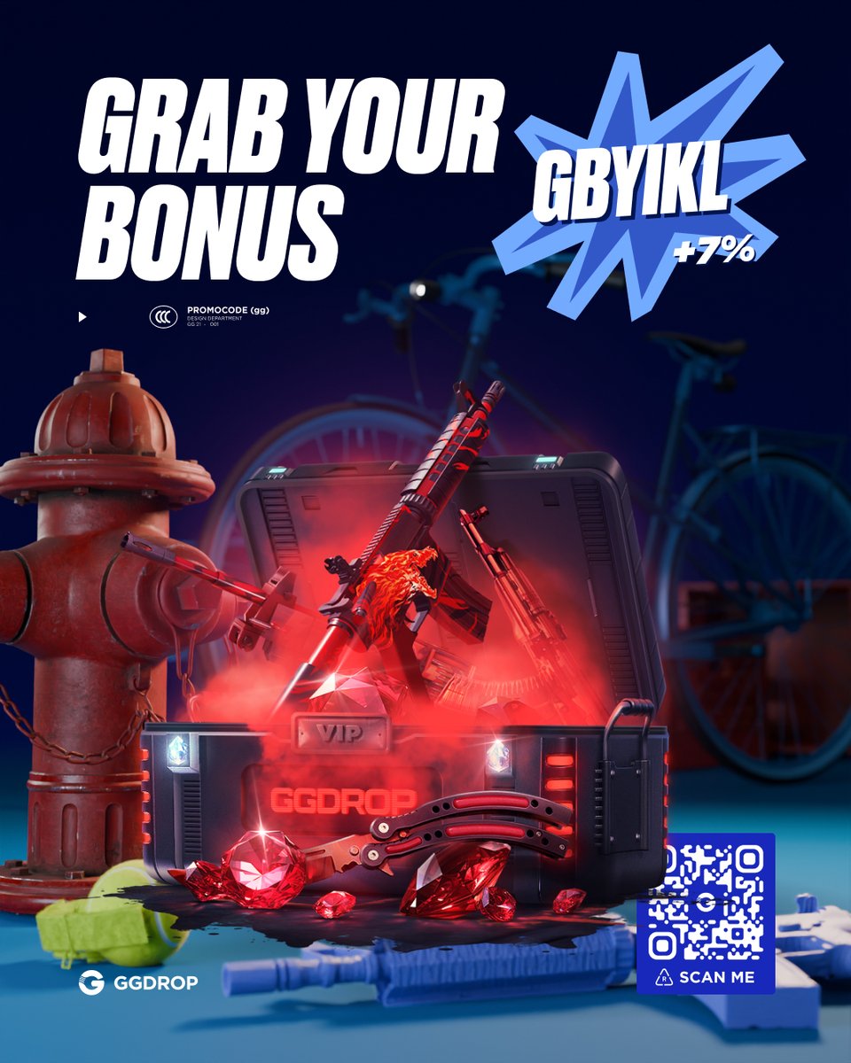 gg_drop's tweet photo. 🪩 LUCKY RED SPIN 🪩

1. Use GBYIKL and get +7%
2. Make one clean run and get your shot at VIP Red Case
3. Results on Tuesday

Split runs don't count. https://t.co/06qrUHiwKr