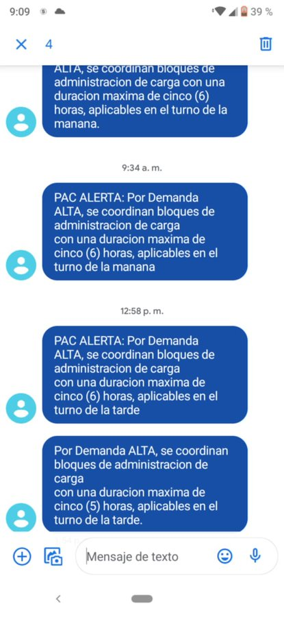 ReporteYa's tweet photo. #14Ago #Venezuela #ServiciosPúblicos #DenunciaCiudadana
@jpunking: el mensaje mas odiado, lo mandan mil veces y hasta el bot lo volvieron loco, Cinco en letras, luego 6 en numero y al final la quitan 7 horas, te odio
@CorpoelecInfo

#PeriodismoQueResiste https://t.co/aACLEvOEiA
