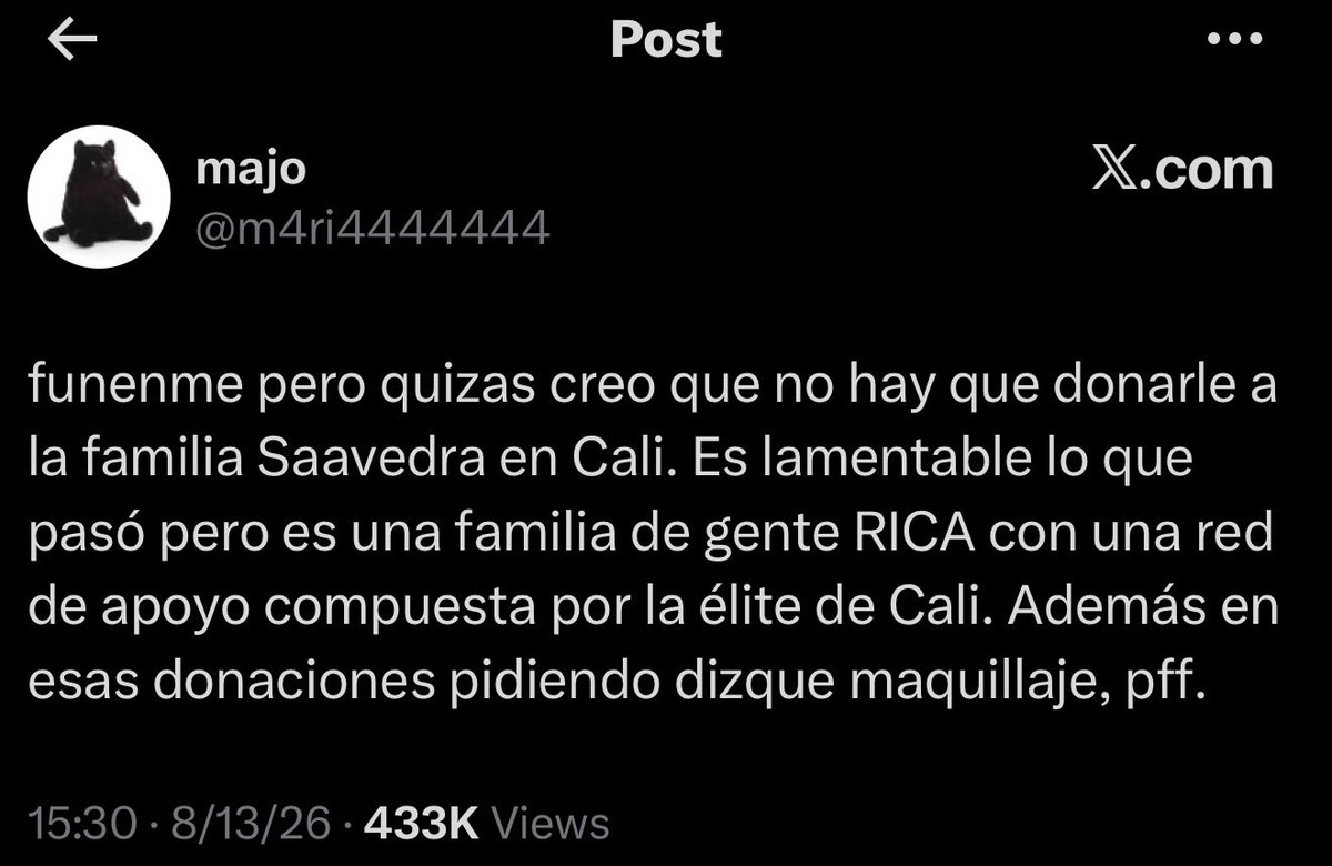 200DeCiIantro's tweet photo. A @m4ri4444444 se le borró este trino, pero para que no se preocupe, acá se lo rescatamos para que no se nos olvide lo hijueputa que puede ser. https://t.co/GI1Sf5GqEG
