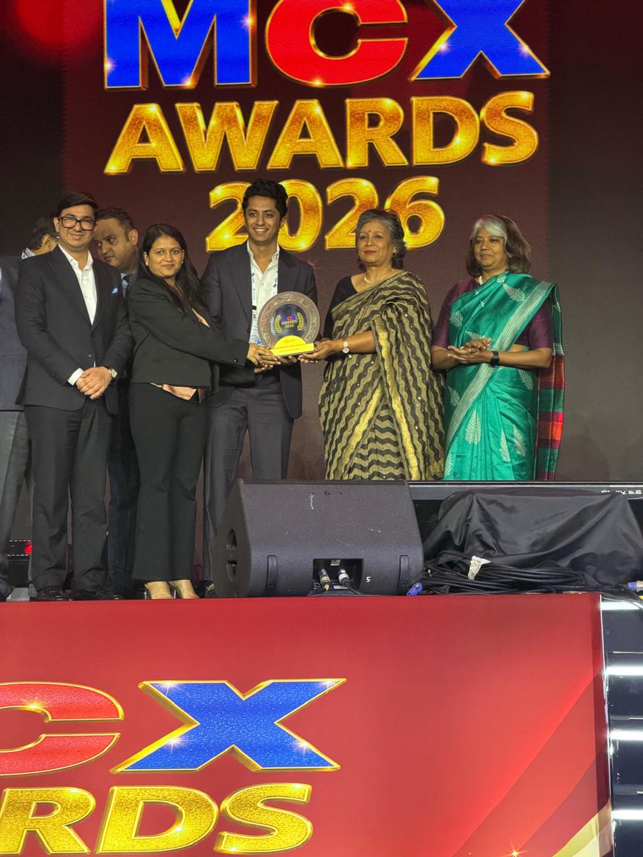 stoxkartonline's tweet photo. There’s a different kind of satisfaction in seeing years of hard work turn into a moment of recognition.

At the MCX Awards 2026, Moneywise Finvest Ltd. (Stoxkart) was recognised as a Leading Member in terms of UCCs. https://t.co/cmXtUZvyiR