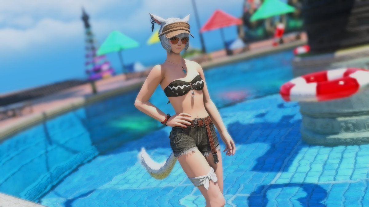 AlyceArima's tweet photo. Spent over 2 hours creating a Summer Glam~
I hope that time was well spent!
#FinalFantasyXIV #FFXIV #FF14 #MoonfireFaire https://t.co/yKI2Qvz5Bv