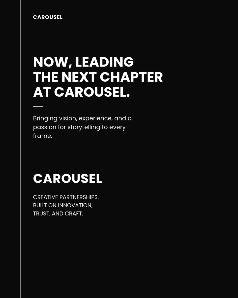 carouselstudio_'s tweet photo. Meet Patric Roos — CEO &amp; Co-Founder of Carousel Studio.

25+ years in VFX across DNEG, ILM, Framestore &amp; MPC, with credits on Transformers and The Avengers. His belief: technology should serve the story.

Now leading the next chapter at Carousel. 🎬

#VFX #CarouselStudio https://t.co/9kfc4XTLwJ