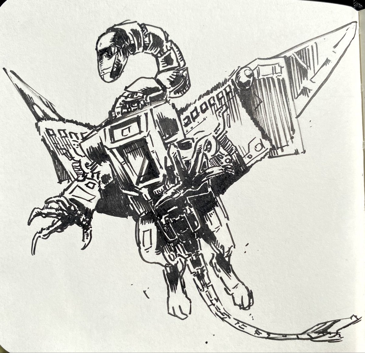 t3psip's tweet photo. Sky Lynx sketches https://t.co/xmqfyhnlk1