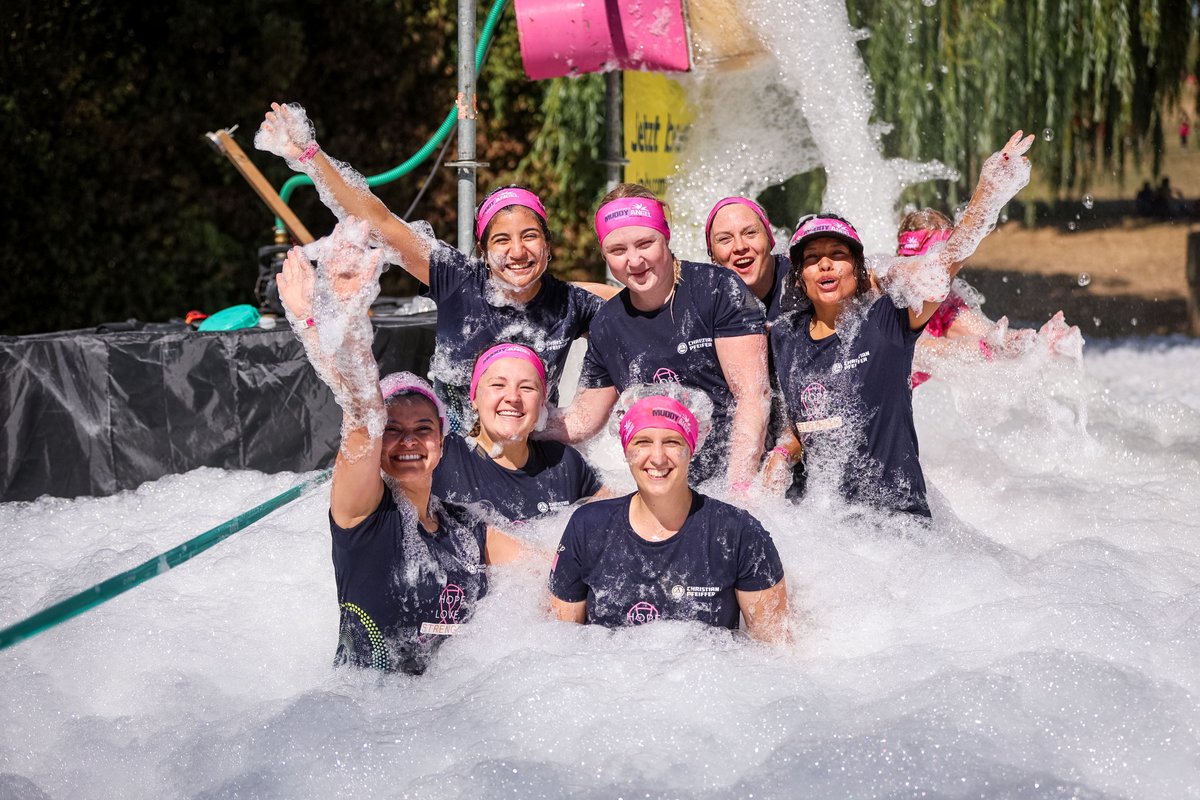 CPfeiffer_1925's tweet photo. Some challenges are worth getting muddy for. 💪🌸

Muddy obstacles, team spirit and plenty of laughs, all for an important cause: breast cancer awareness and research. 💕

For the challenge. For the cause. For every woman fighting. 🌸

#ChallengeAccepted #ChristianPfeiffer https://t.co/Syk9GoDRt0