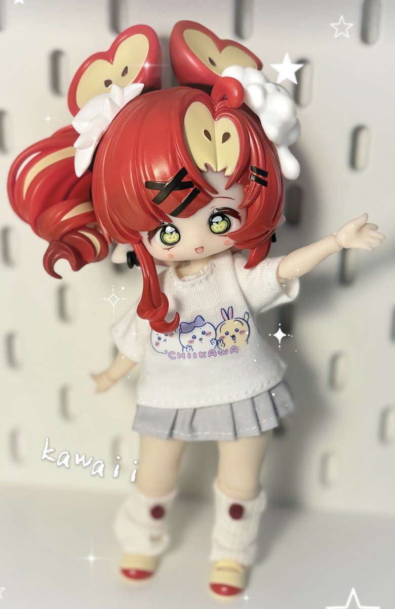 Maru__nui's tweet photo. 色移り防止用に買った百均のドール用Tシャツにちいかわのシール貼ったら激カワ(՞ o̴̶̷̤  ̫ o̴̶̷̤ ՞)
#萌叽甜心
#ミアスウィーティー https://t.co/3MNh3tpm50