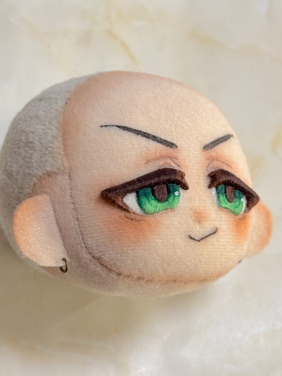 自作ぬいぐるみ・まつ毛の男の子 立体的なぬいぐるみのまつ毛の作り方』配布開始しました˚✧₊⁎❝᷀ົཽ