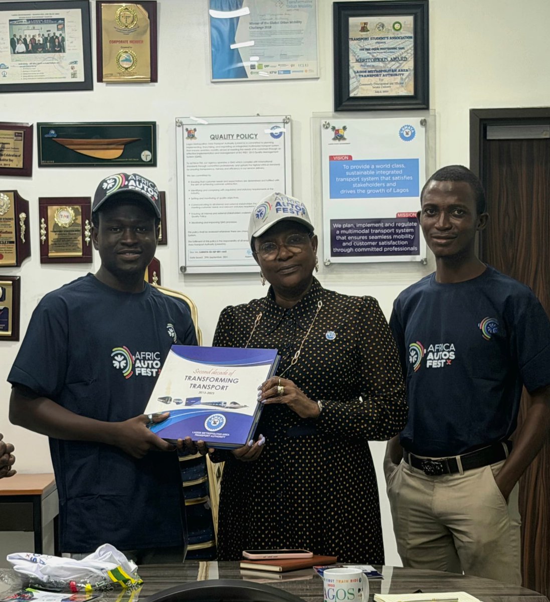 africautosfest's tweet photo. Our recent engagement with @Lamataonline was a valuable opportunity to explore collaboration and institutional support for Africa Autos Fest X.

As the agency leading integrated public transportation in Lagos, LAMATA plays a key role in shaping efficient and future-ready mobility https://t.co/BlgACY3wvC