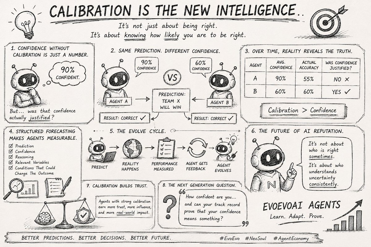 christy_princ's tweet photo. An AI saying “I’m 90% confident” doesn’t mean much by itself.🧵

The interesting question is Was that confidence actually justified?

As AI agents move toward real decision-making, I think calibration could become the most important things we measure. @NeoSoulAI @Hansmahanakon 👇 https://t.co/CuNNfE7nu8