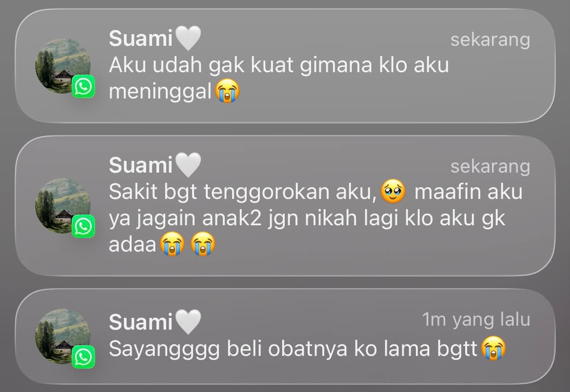 Tukangfotozznw's tweet photo. Selebay apasi suami kalian kalo lagi sakit??😭
Suamiku : cuma radang tapi seheboh ini😭😂 https://t.co/rYjKakSqKJ