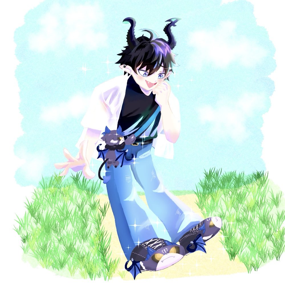 K_Rin74's tweet photo. もしでびさまのシューズがあったら一緒におでかけしてほしいなぁ…っていう落書きです…
If there are Debi-sama shoes, I hope he can touch glass wearing them…
#RenZottoArt 
#NIJISANJI_EN https://t.co/LkZugFD5Sf