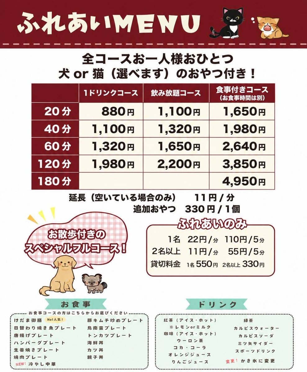 kedama_wacafe's tweet photo. 明日8/15土曜日
ふれあい空き状況
10時～11時
15時～19時
予約はチャットもしくは0471735888まで

当店は千葉県柏市の隠れ家的穴場です。貸切提供ですので独り占めが出来周りを気にせずご利用できます。
#アニマルカフェけだま
#猫カフェ
#保護猫カフェ
#大型犬カフェ
#ゴールデンレトリバー https://t.co/kd94qLyfe5