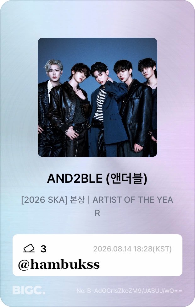 hambukss's tweet photo. 앤더블 무대하고 상 받는 거 보고싶어여〰️💓
무엇보다도 유지니가 엠씨인데⸝��⸝⸝ 꼭 가고 싶어요.ᐟ.ᐟ

#SPOTVKPOPAWARDS #SKA #스포티비 #구써클차트어워즈 #BIGC #빅크 https://t.co/dJJqAL8zjl