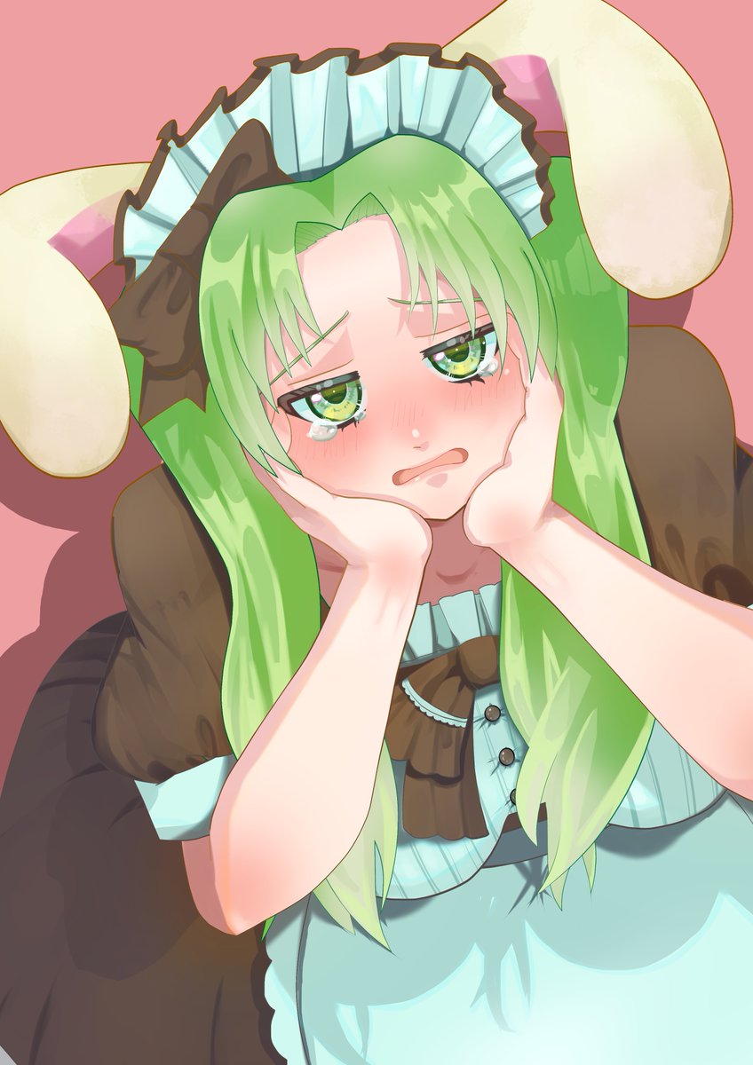 Osatou_Komugi's tweet photo. メイド服、ほんとに似���ってる？😢 https://t.co/CrR8BTvmh7