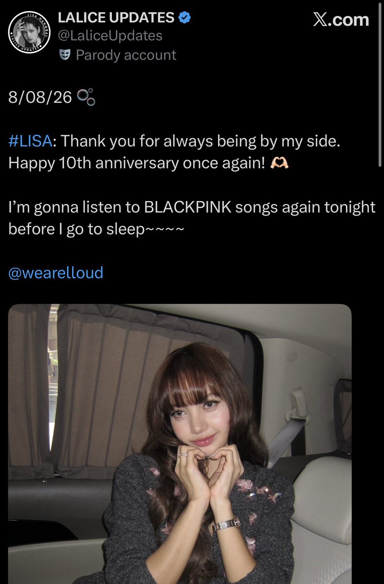LaliceUpdates's tweet photo. Them: ungrateful, shameless, insincere blah blah

#LISA: https://t.co/s0Eu0V0w4c