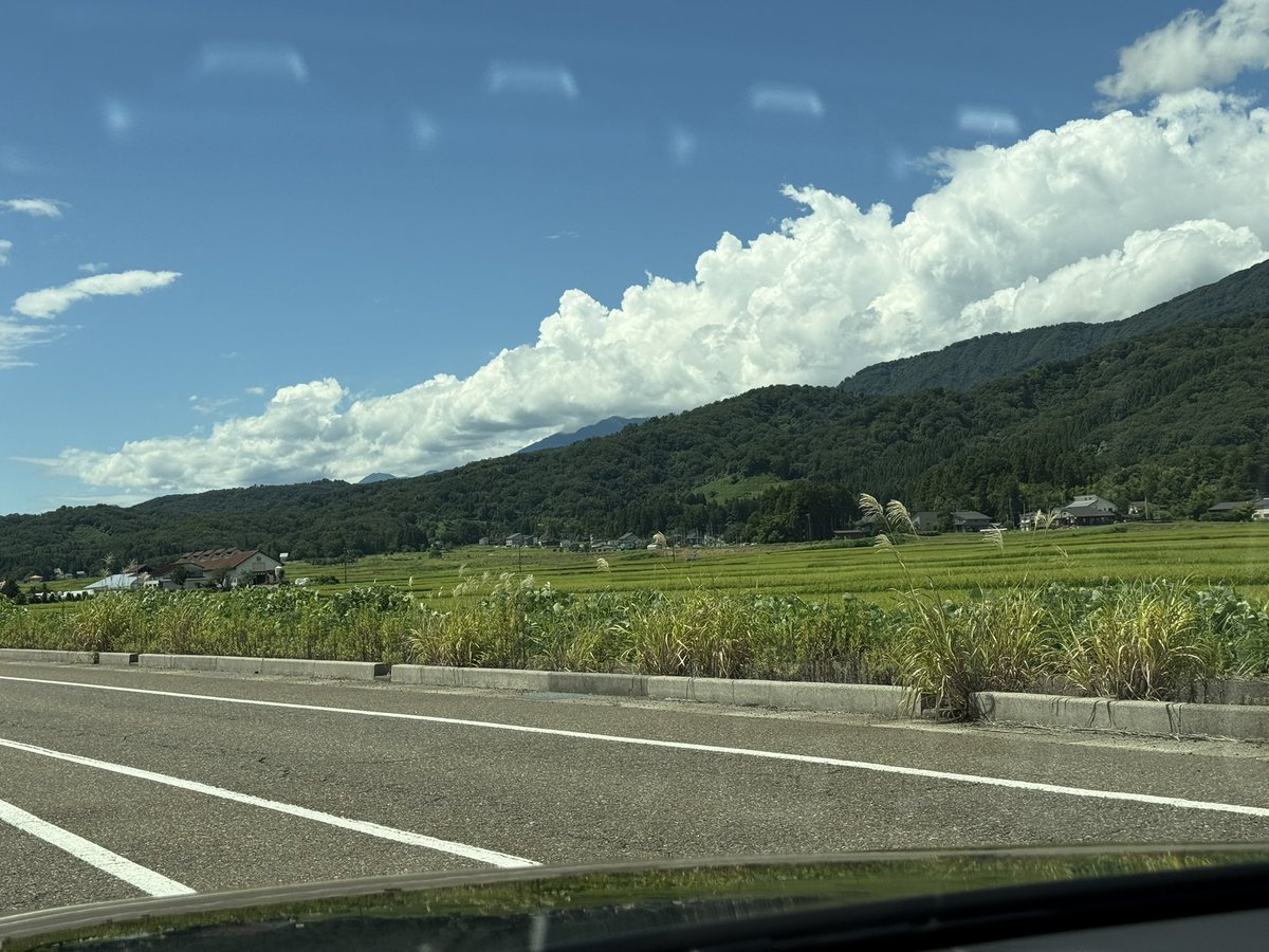 FrancisMansapit's tweet photo. Niigata, Summer Weather 
新潟の夏☀️、晴れですね https://t.co/9jFBcfZ6r1