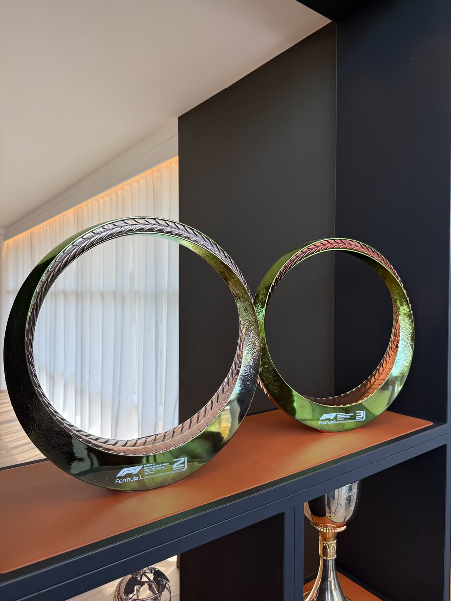 AlpineF1Team's tweet photo. All trophies lead to Enstone 🏆 https://t.co/oJjZTTo9PU