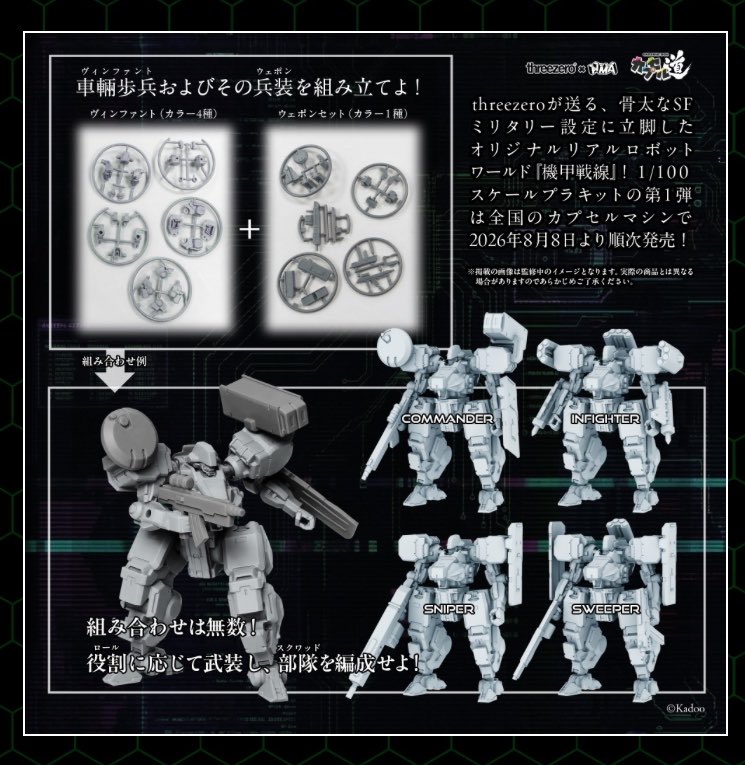 solomons6w6's tweet photo. カプセルトイのこれ、ガンプラサイズ作るまではいかない作製欲を満たすために試し買い

バンダイガチャで辛酸なめ夫なので、複数買うと武器ダブつくだろうなと思ったら逆、まさかの機体出まくり武器出ないパターンだった

前にアマコア風味のも買ったけどこっちはヴァンツァー風味 https://t.co/77DPhzL5N2
