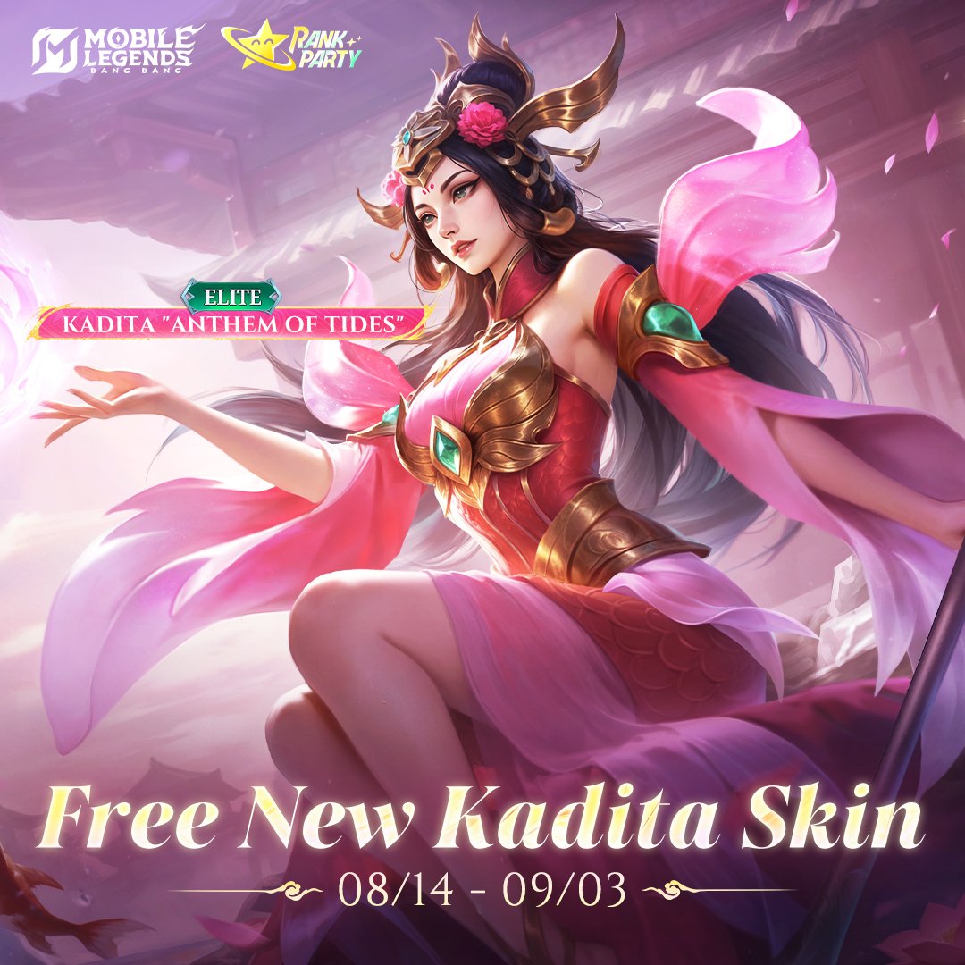 The MLBB Rank Party is now live!From 08/14 to 09/0...