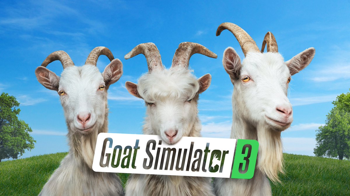 GoatSimulator's tweet photo. Goat Simulator 3 is now available with Google Play Pass!
World domination is getting closer and closer y'all.
Join the chaos: https://t.co/N3KC770Iao
@GooglePlay #PlayPass https://t.co/4TC1FIrvZG