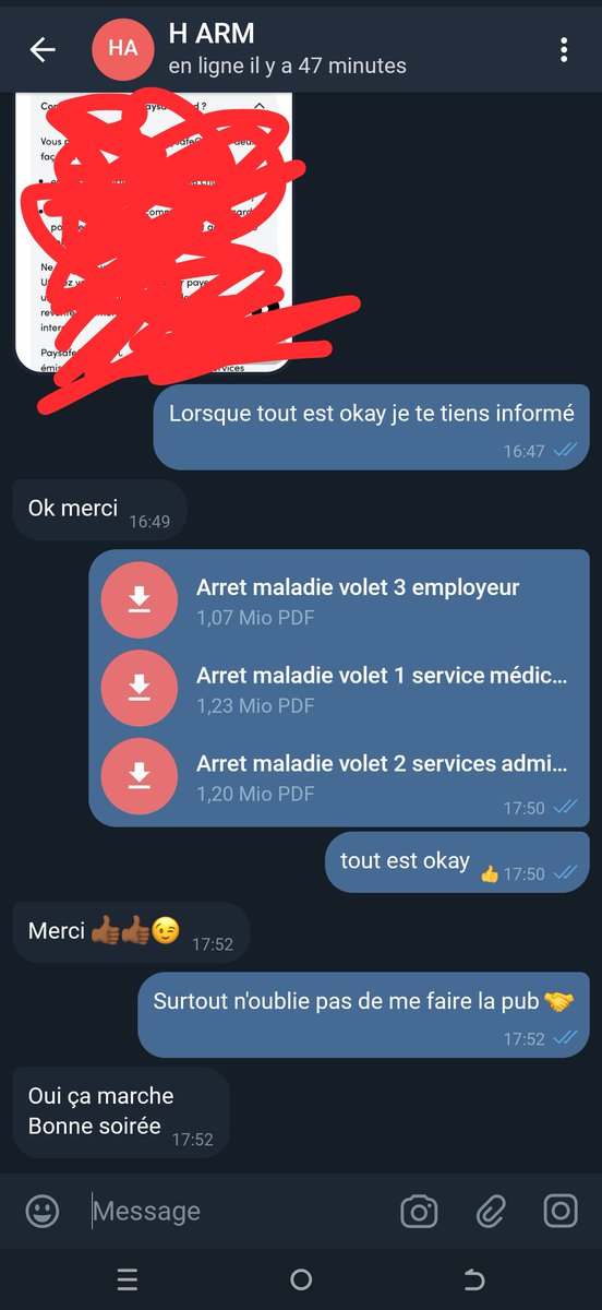 clanberdlla's tweet photo. Pour tout  vos nouveaux formulaires arrêt maladie télétransmis 
veuillez me contacter sur mon numéro WhatsApp 07 73 32 29 07 ☎️🥇ou 
Cliquez sur le lien pour me contacter 
👇👇👇👇👇👇
https://t.co/9EzQCU74Vn

#fcnred #TOULOUSE #Knafo
#poupettekenza #munpsg
#fifaopeneronzee5 
#fraxpara #Soda
#FaitsDivers