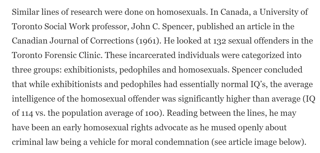 Ecstaticc20's tweet photo. @abyssalgem @UnhappyChappy_ It's not though, intelligence gaps between homosexual men and heterosexual men are seen throughout the military and also sexual offenders. People aren't suddenly developing an interest in art in because they went to college, people develop their interests during their adolescence https://t.co/AJydVF0x0O