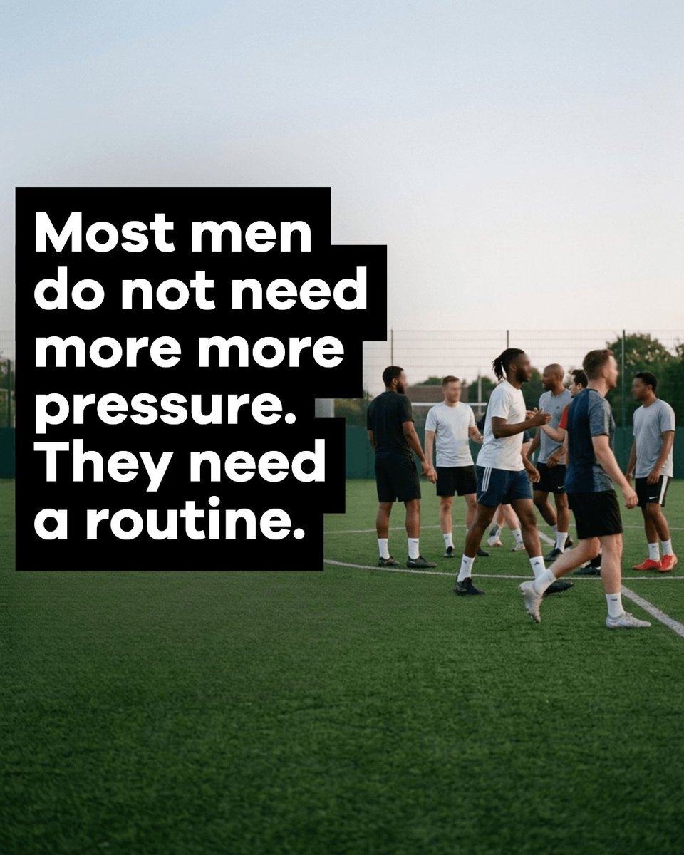 manvfat's tweet photo. Most men do not need more pressure. They need a routine that makes showing up feel normal again.

Start the journey at https://t.co/C8Q1WmmSr1 https://t.co/LqofBNtoaP