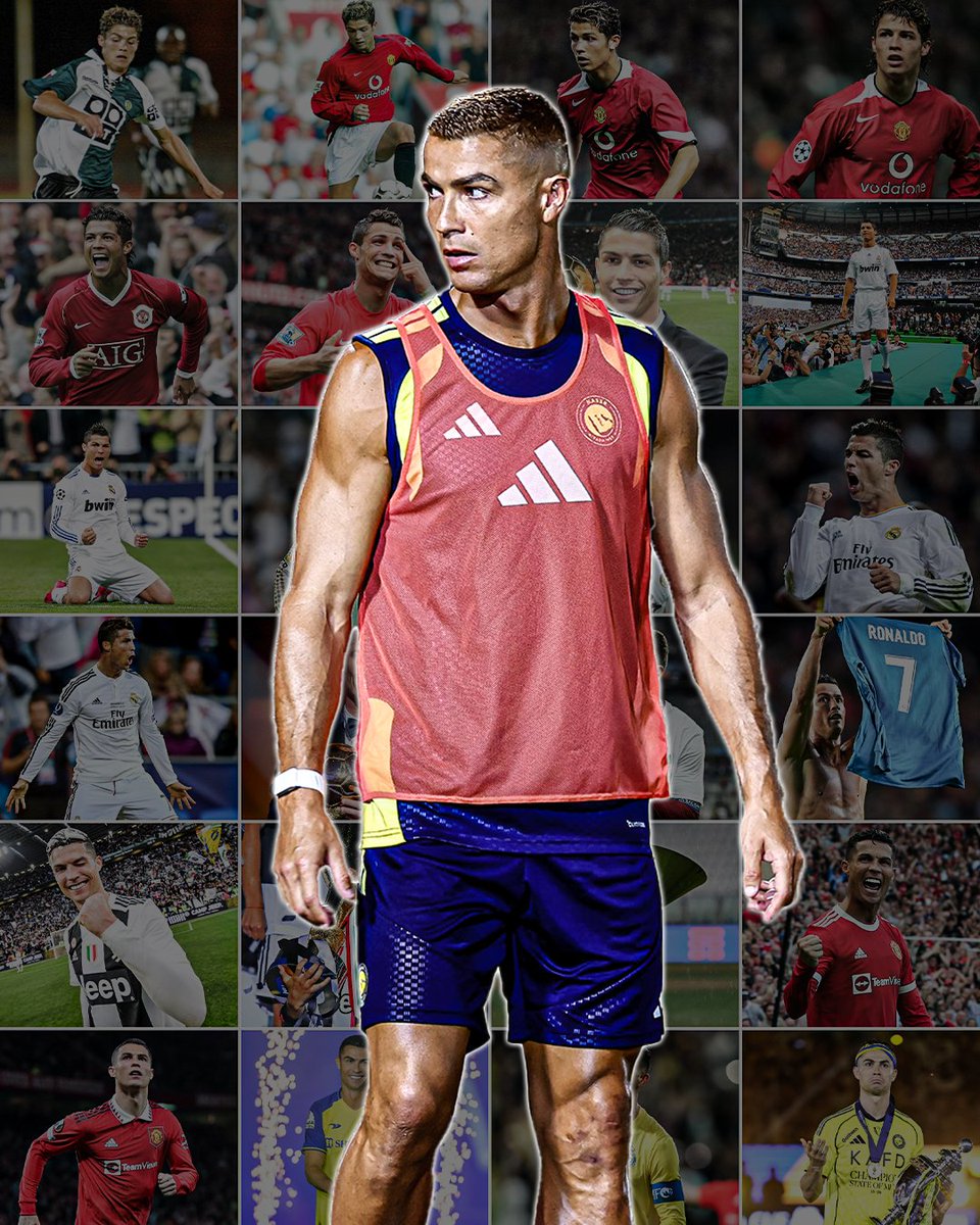 ESPNUK's tweet photo. Cristiano Ronaldo begins his 25th football season 🤯🙌
 
LONGEVITY https://t.co/xUJOqu4tNX