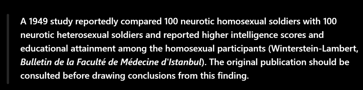 Ecstaticc20's tweet photo. @abyssalgem @UnhappyChappy_ It's not though, intelligence gaps between homosexual men and heterosexual men are seen throughout the military and also sexual offenders. People aren't suddenly developing an interest in art in because they went to college, people develop their interests during their adolescence https://t.co/AJydVF0x0O
